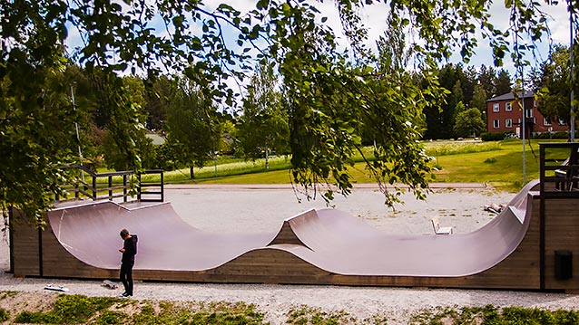 Björkparken Skatepark i Delsbo