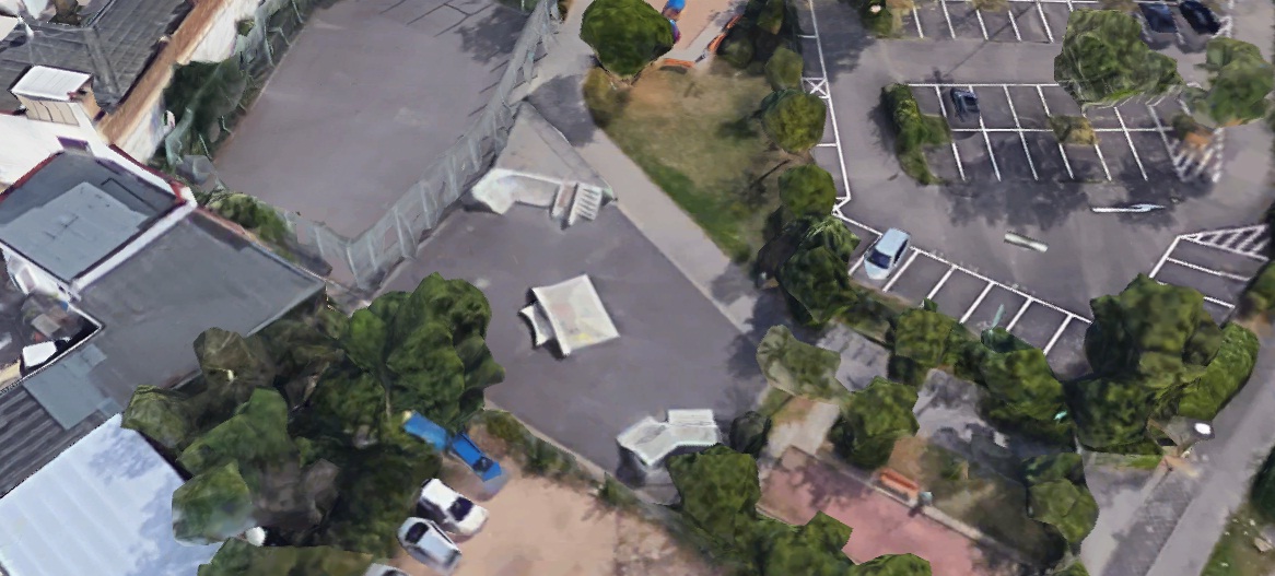 Mannheim in der Dorfstraße Skatepark