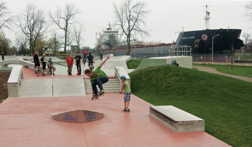 Port Colborne ‘Algoport’ Ontario Skatepark