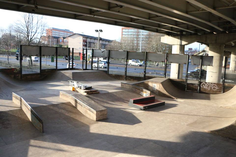 Projekts Mancunian Way Skatepark