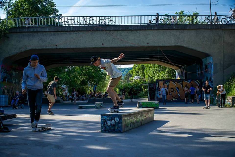 Zürich Kornhausbrücke Skatepark